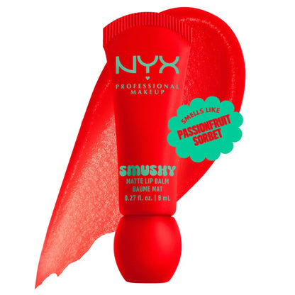 NYX Smushy Matte Lip Balm, Tinted Lip Moisturizer with Soft, Matte Finish