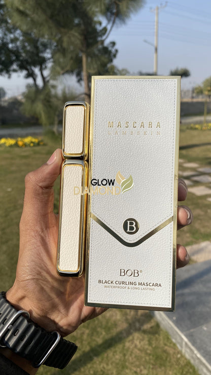 BOB LAMBSKIN MASCARA, BLACK CURLING WATERPROOF & LONG LASTING